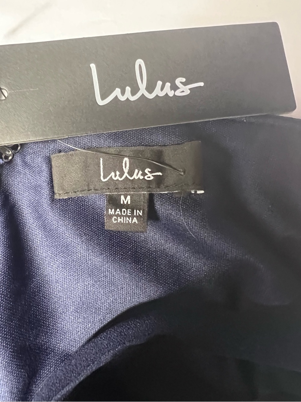 Lulus Melora Navy Blue Sleeveless Maxi Dress M NWT Elegant V-Neck Evening Gown - Picture 13 of 15